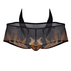 CandyMan Shorty Diable DEMONIS Noir-Flamme